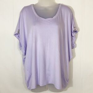INC International Concepts | Lavender Rhinestone Embellished Top NWT